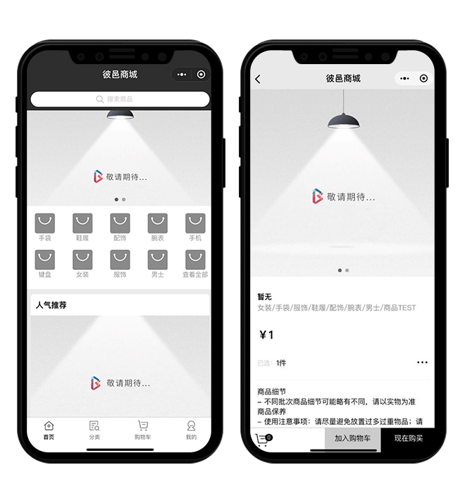 BEATS自研项目-商城框架小程序 项目图片 1