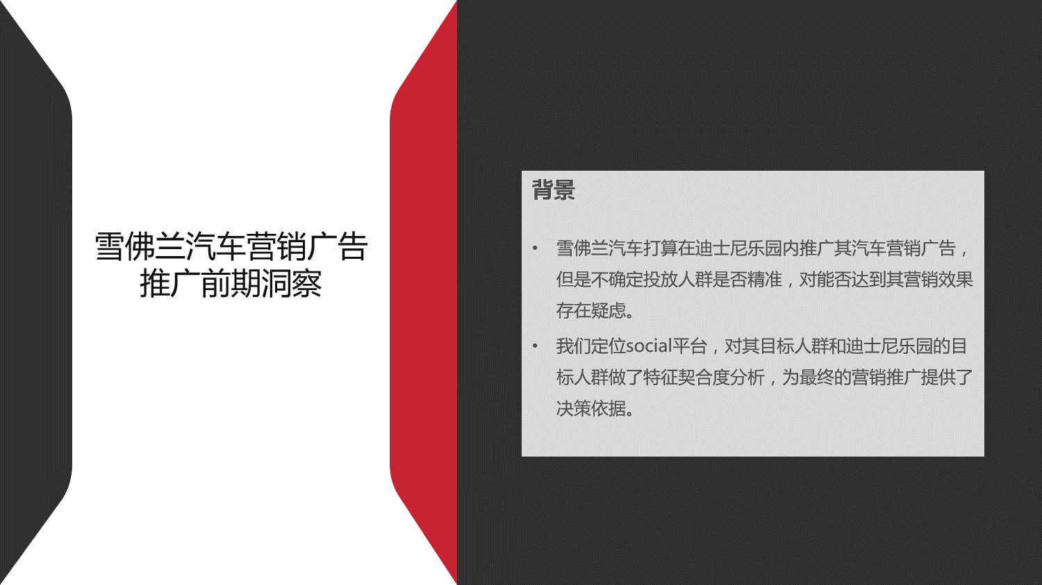 雪佛兰：迪士尼乐园目标用户特征契合度分析 项目图片 1